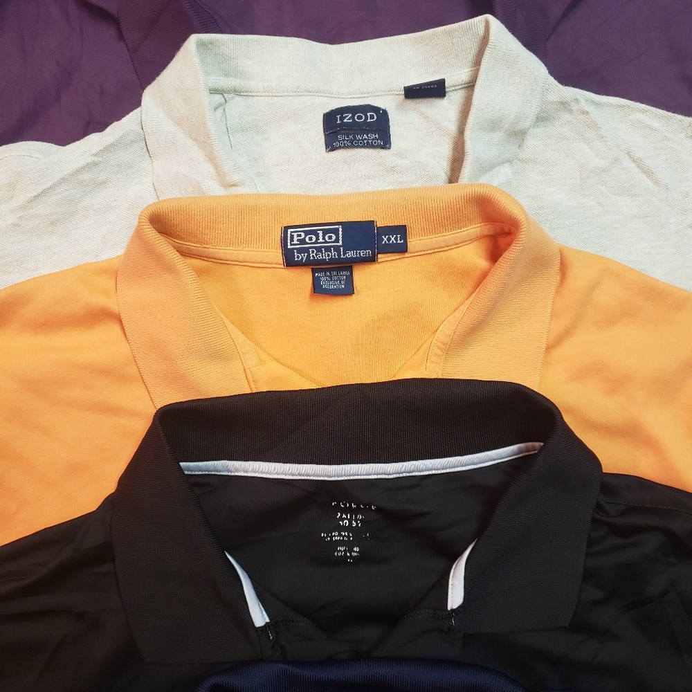 Lot of 7 Short Sleeve Polo Shirts
Mens Size XXL - Picture 11 of 11